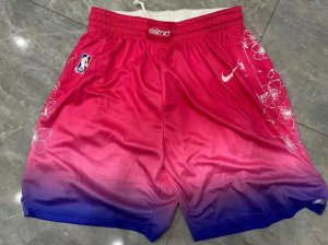 NBA Washington Wizards 2022-23 Cherry Blossom City Rose shorts